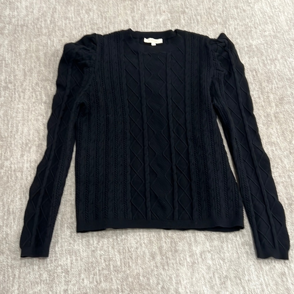 Black long sleeve sweater